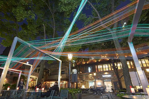 上海新天地灯光艺术装置